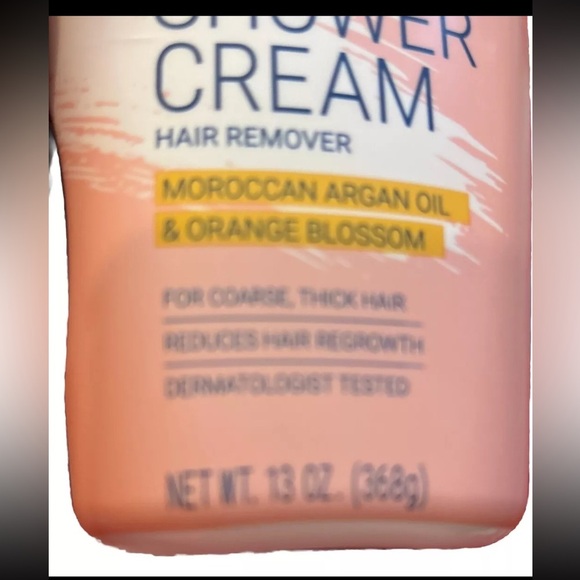 Nair‎ Shower Cream Hair Remover Moroccan Argan Oil Orange Blossom 13 oz Unopened - Picture 3 of 6